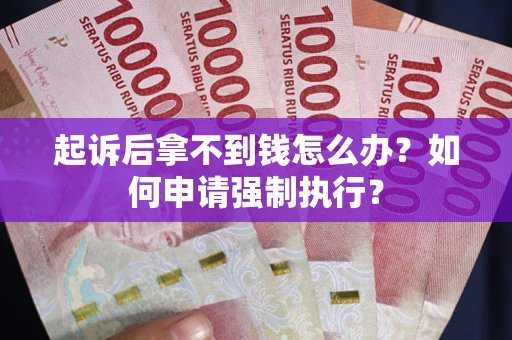 济南起诉后拿不到钱怎么办？如何申请强制执行？