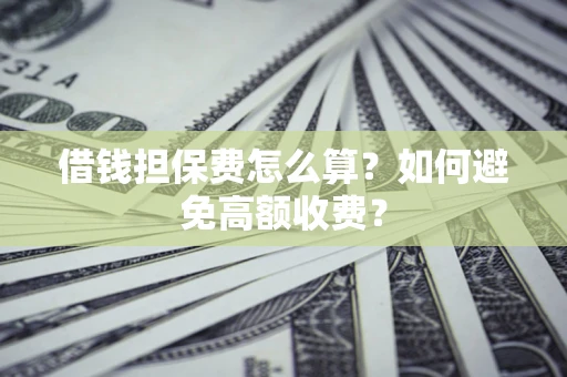 济南借钱担保费怎么算？如何避免高额收费？