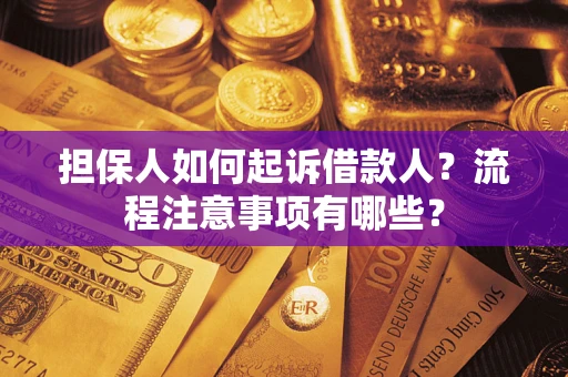 济南担保人如何起诉借款人？流程注意事项有哪些？